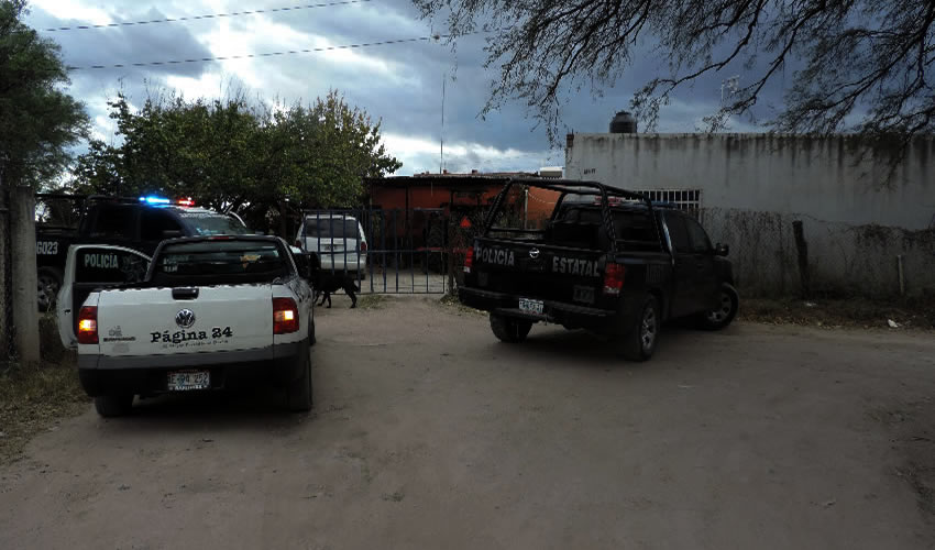 Tras ser baleado, el herido corrió hasta esa casa
