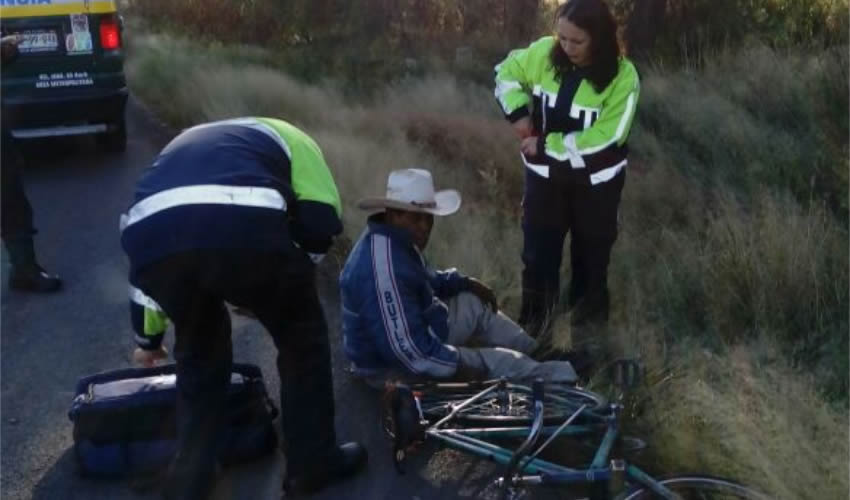 El octogenario fue hospitalizado