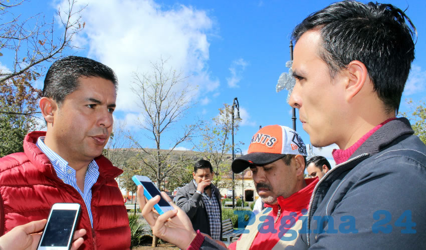 Enrique Flores Mendoza: “Por ello la (DSPM) es la única área del Ayuntamiento de Guadalupe que está abierta y sí hay vacantes, lamentablemente las pruebas de confianza no han permitido que incrementáramos al número que quisiéramos de efectivos” (Foto: Rocío Castro Alvarado)