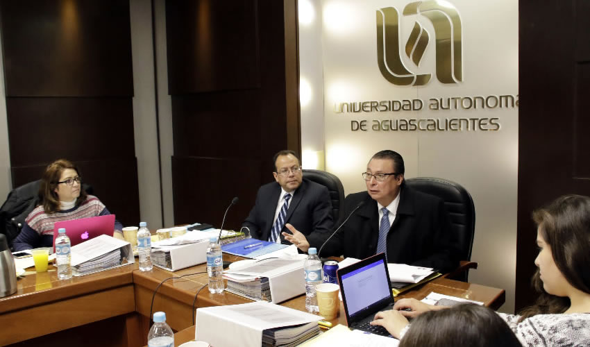 Sesi&oacute;n ordinaria del Consejo Universitario de la UAA