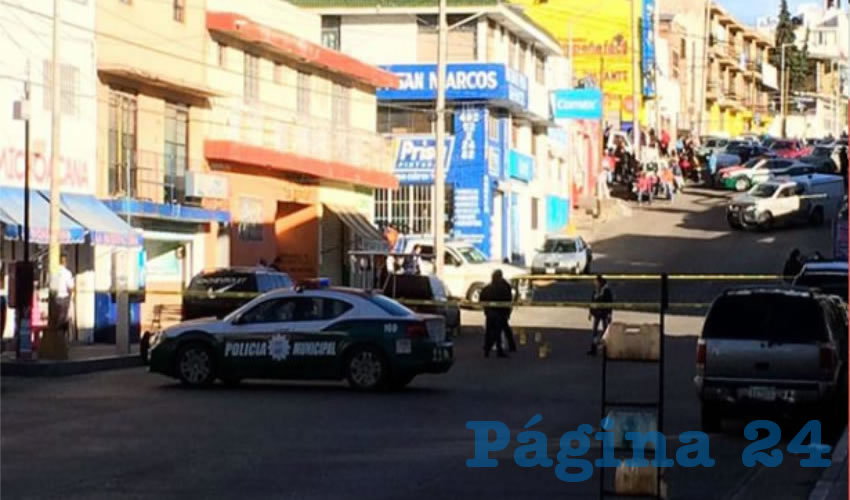 Ayer por la tarde fue ejecutado un joven que vendía nieve en la avenida San Marcos de la capital zacatecana