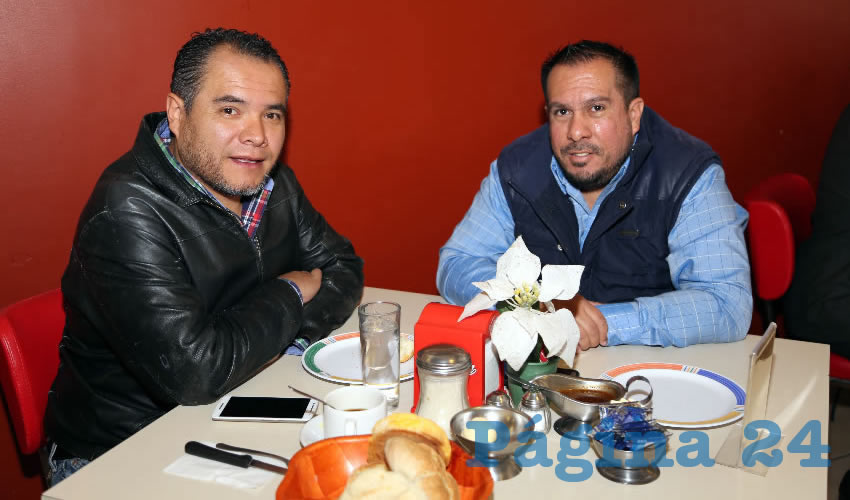 David Romo Garza, delegado municipal de Insurgentes, y Jos&eacute; de Jes&uacute;s Roque Ar&eacute;chiga, encargado de despacho de la Agencia Municipal de Informaci&oacute;n Estrat&eacute;gica