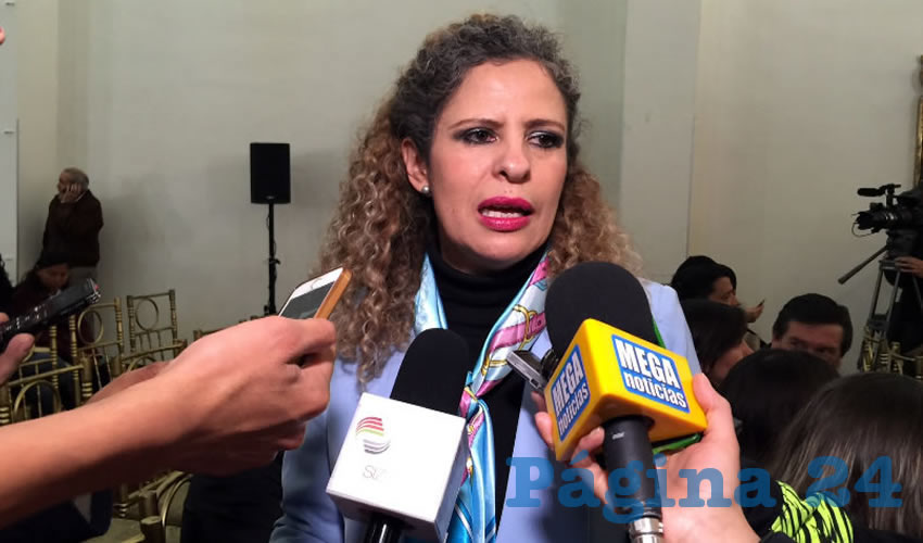 Paula Rey Ortiz Medina: “Estoy revisando los expedientes conforme a lo que establece la convocatoria, uno a uno de acuerdo a la información que se nos hizo llegar a la secretaría” (Foto: Cortesía)