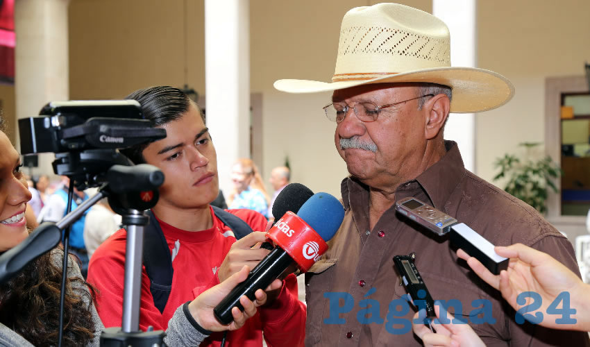 Rub&eacute;n &Aacute;ngel Berumen de la Cerda, presidente estatal de la Canaco