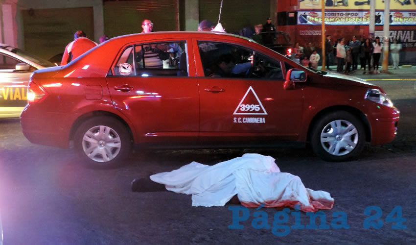 Jos&eacute; Mar&iacute;a Castillo Guerrero muri&oacute; al ser embestido por el taxi 3995, que manejaba Jos&eacute; Mar&iacute;a Castillo Guerrero
