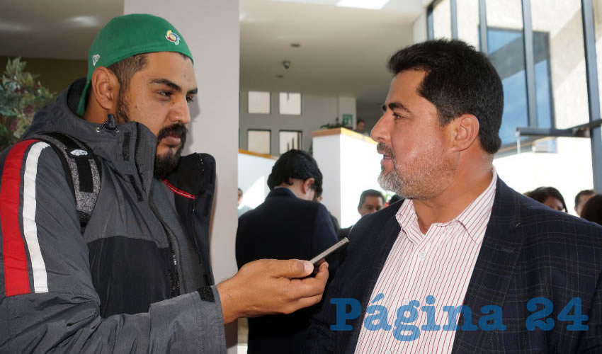 Matías Chiquito Díaz de León: “Nos queda el pendiente de trabajar en la participación ciudadana, es el reto que debemos tener, consolidar el proceso para que todas las fuerzas puedan estar en una elección grande que es la de 2018” (Foto: Merari Martínez Castro)