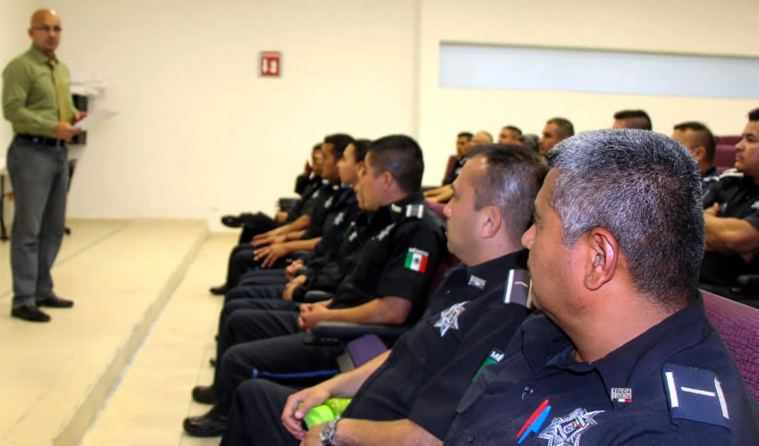 Se brindaron cursos de Derechos Humanos y Uso Legítimo de la Fuerza, entre otros