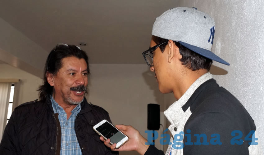 José Crescenciano Sánchez Pérez: “Hemos pedido que crucen las nóminas gobierno del estado y la universidad porque de ahí van a salir muchos que trabajan en los dos lados” (Foto: Merari Martínez Castro)