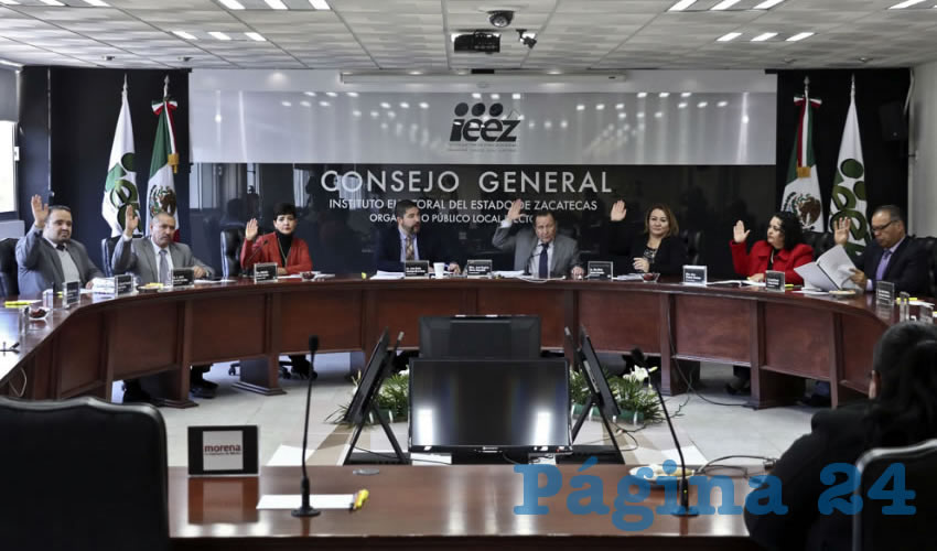 Fueron 6 las regidurías por representación proporcional que asignó el IEEZ de acuerdo a la cantidad de votos que recibieron los partidos políticos y los candidatos independientes que participaron en la elección extraordinaria. (Foto Rocío Castro Alvarado)