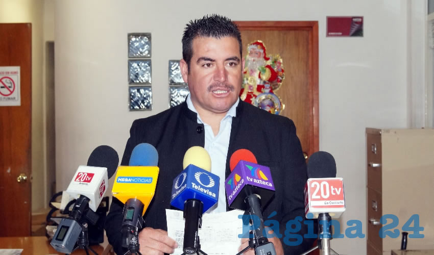 Juan José Ríos Gutiérrez: La corporación prepara un operativo que se concentrará en el primer cuadro de la ciudad donde está el área de bancos y donde hay más aglomeración de personas en los cajeros automáticos (Foto: Merari Martínez Castro)