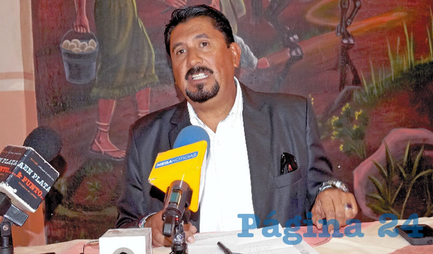 José Guadalupe Hernández Ríos: “El subir al escenario para hablarle al pueblo zacatecano o a la migración debe de haber una ética y que conozcan completamente la política binacional, si no la conocen es mejor no tocar el tema” (Foto: Merari Martínez Castro)