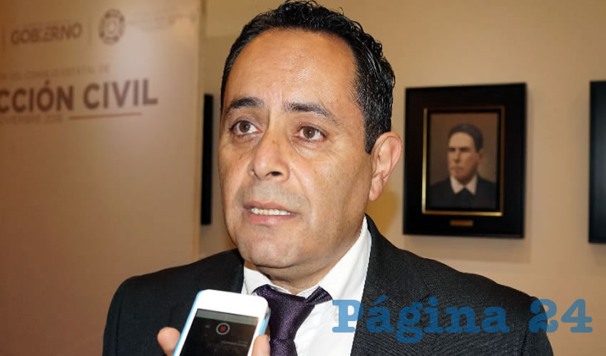 Antonio Caldera Alanis: “El objetivo es proteger a la poblacion no sólo en temporada decembrinas, ni temporada invernal, sino también en peregrinaciones, uso y manejo de pirotecnia” (Foto: Archivo/ Página 24)
