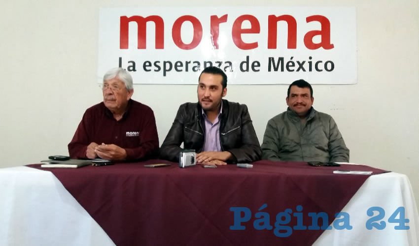 Rueda de prensa de Morena