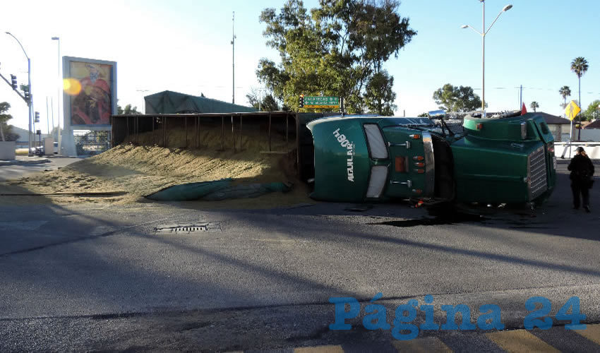 El accidente ocurri&oacute; en el cruce de los bulevares a Zacatecas y Luis Donaldo Colosio Murrieta