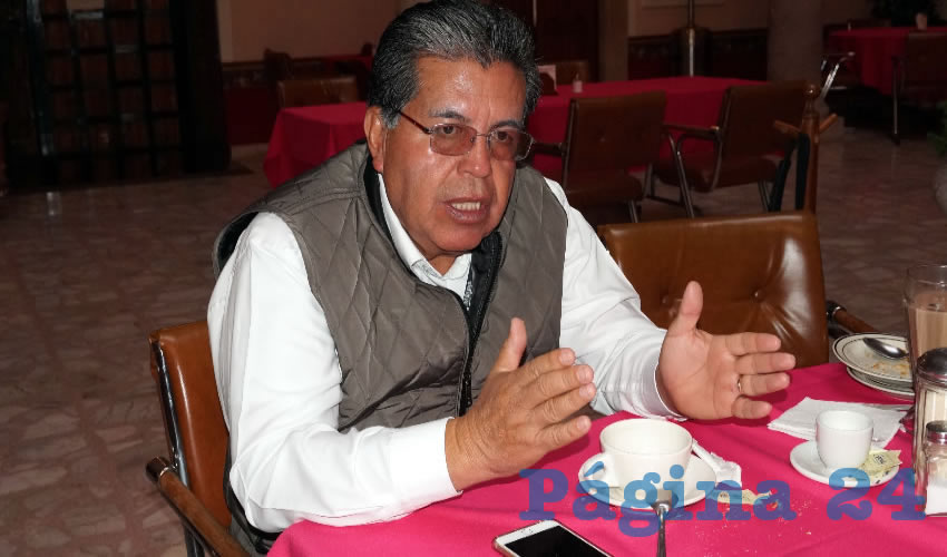Cuauhtémoc Espinoza Jaime: “Lo preocupante es que 100 millones de pesos (que se tienen destinados para darle dos pesos más por kilogramo) en promedio van ir a parar en manos de funcionarios públicos que están involucrados en Aserca” (Foto: Merari Martínez Castro)