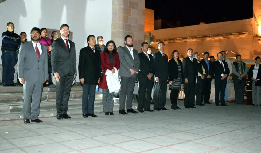 Lo anterior, dentro de las actividades por la celebración del 23 aniversario de la Inscripción de Zacatecas como Patrimonio de la Humanidad