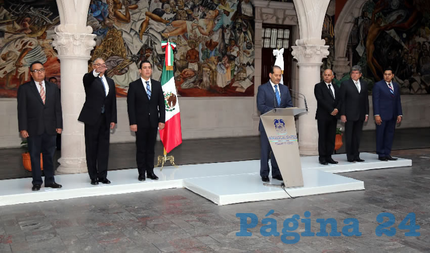 El nuevo secretario se comprometió a mantener la seguridad y realizar un trabajo coordinado