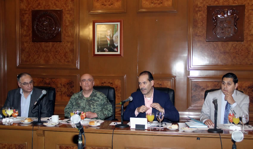 Mart&iacute;n Orozco Sandoval, encabez&oacute; la primera reuni&oacute;n de su administraci&oacute;n con el Grupo de Coordinaci&oacute;n de Seguridad Aguascalientes