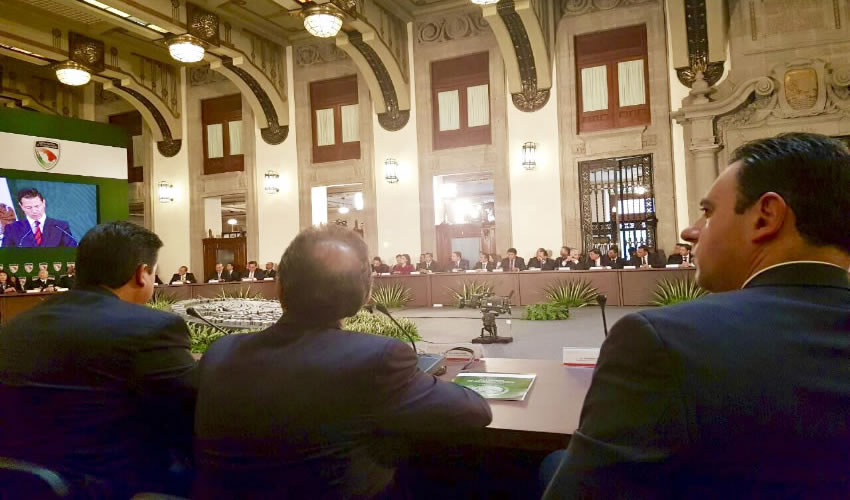 Ciudad de México.- Gobernador Tello representa a zacatecanos en la XLI sesión del máximo órgano del Estado Mexicano en materia de seguridad