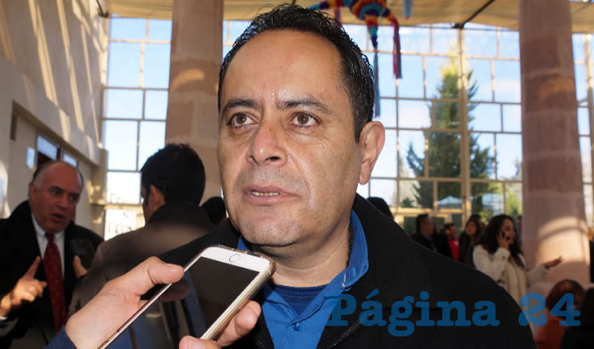 Antonio Caldera Alanis: “Estamos nosotros apoyando a los municipios para que se tenga el cuidado principalmente en la venta, transporte y manipulación. La pirotecnia, sobretodo la pólvora es muy frágil” (Foto: Merari Martínez Castro