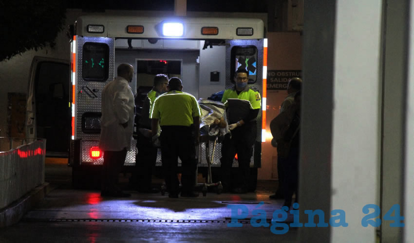 La víctima fue internada en el Hospital Hidalgo