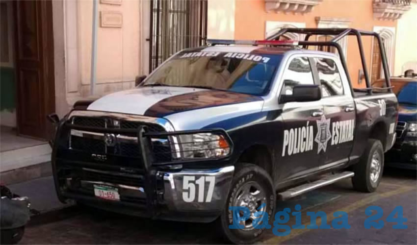 La Policía Estatal en operativo en Calera de Víctor Rosales