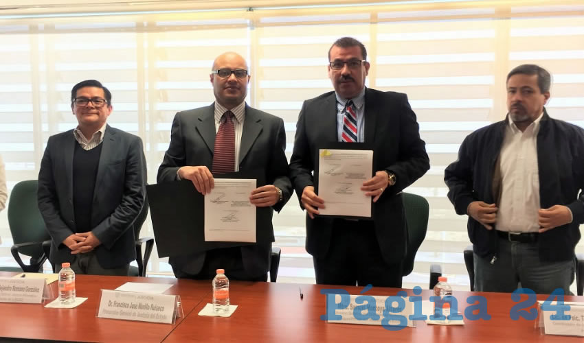 El procurador Murillo firma convenio con el Inselcap para profesionalizar y certificar a las y los servidores públicos de la dependencia