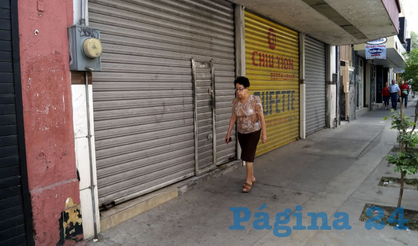 La asesina inflación devorará la economía de miles de jaliscienses; debido al miserable aumento al salario mínimo difícilmente habrá clientes, con lo que los dueños de locales deberán cerrar sus cortinas/Foto: Archivo Página 24