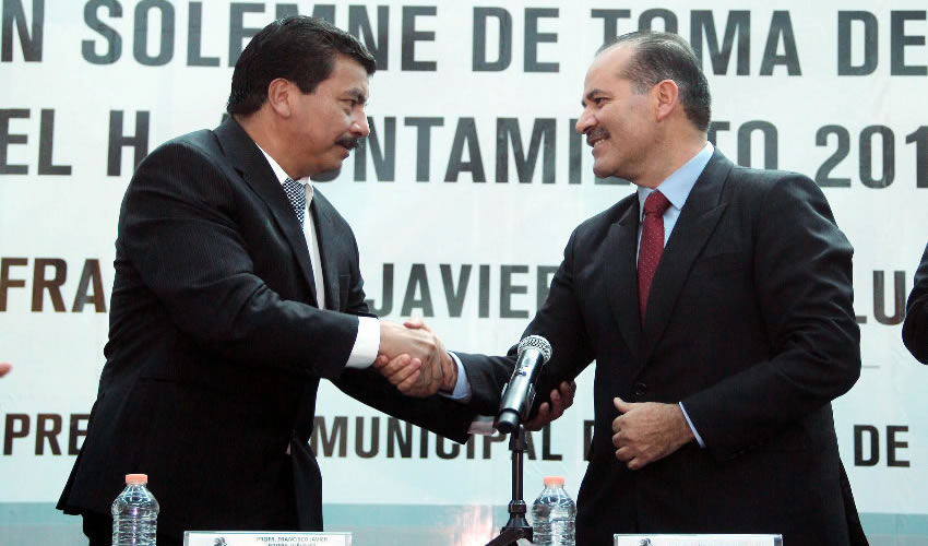 Francisco Javier Rivera como alcalde del municipio de Rincón de Romos