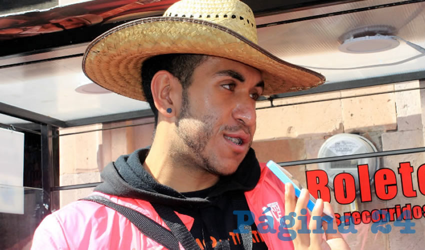 Daniel Alberto Lozano: “El secretario de turismo de Zacatecas está interesado en nosotros, en apoyar a los servicios turísticos porque él sabe que Zacatecas depende del turismo al igual que otras actividades” (Foto: Rocío Castro Alvarado)