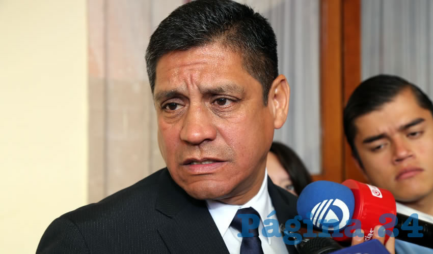 José Héctor Benítez López, secretario de Seguridad Pública Municipal (Foto: Eddylberto Luévano Santillán)