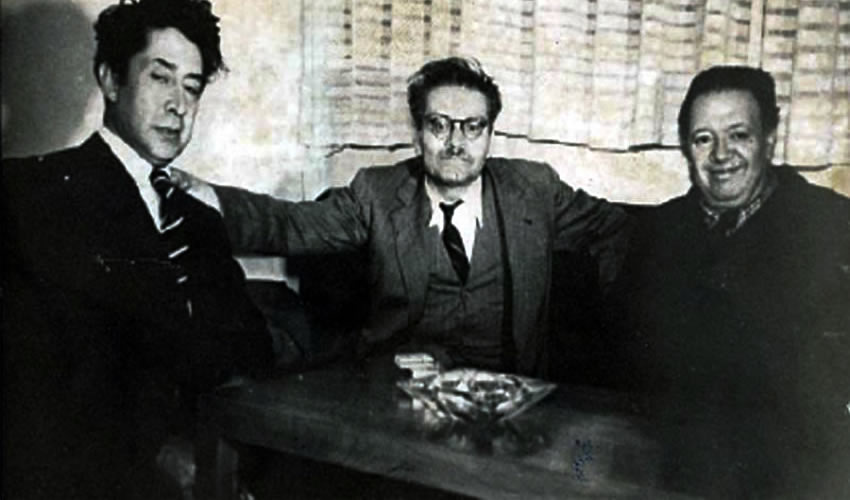David Alfaro Siqueiros, José Clemente Orozco y Diego Rivera (Foto: Cortesía)