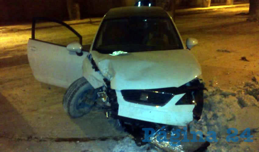 El flamante Seat Ibiza quedó listo para la chatarra
