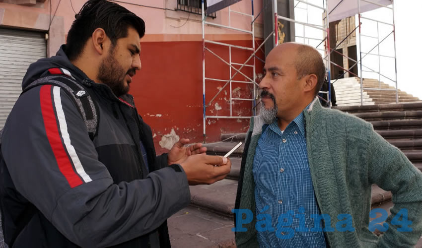 Fernando Arteaga Gaytán: “El alza al precio de la gasolina es una alta traición al pueblo mexicano por el gobierno de Enrique Peña Nieto” (Foto: Merari Martínez Castro)