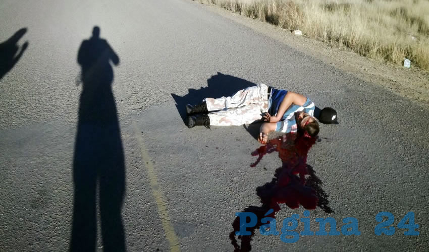 Así fue encontrado por las corporaciones policiacas