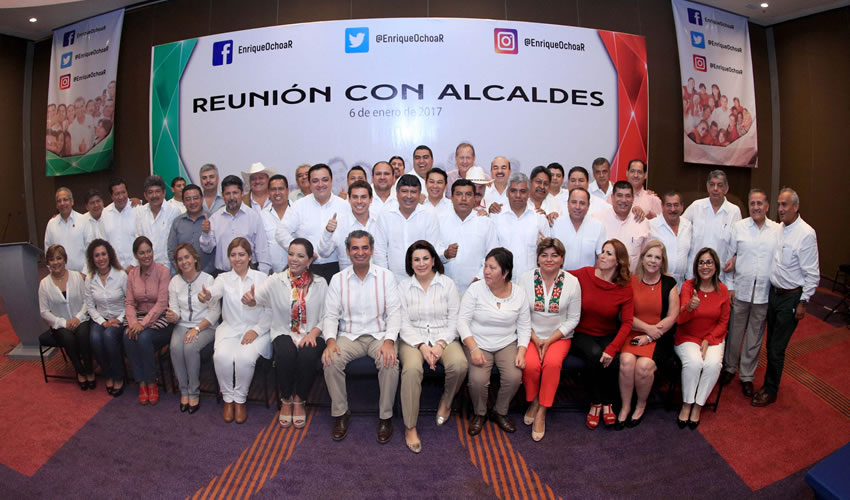 Llama Enrique Ochoa a Lorena a trabajar por la unidad del PRI en el estado, rumbo a las elecciones de este año