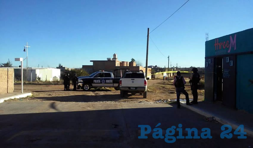 El arribo de los cuerpos policiacos