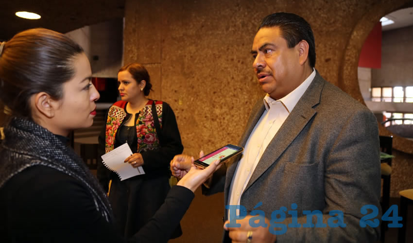 Juan Manuel Villapando Adame, alcalde de Cosío (Foto: Eddylberto Luévano Santillán)