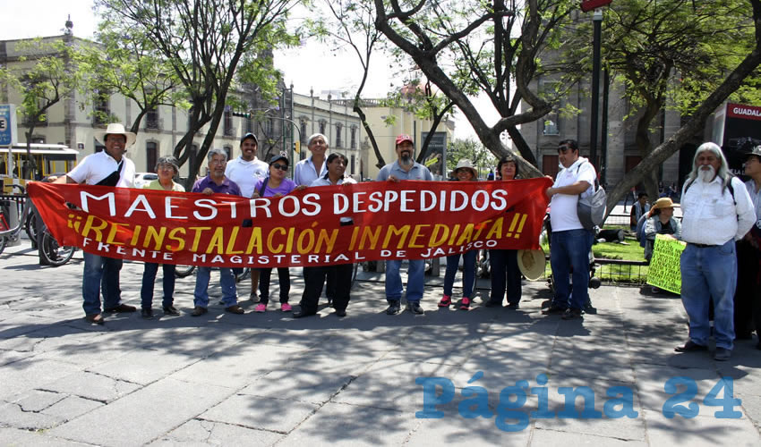 “El secretario de Gobierno dio una declaración cuando dijo que nosotros estábamos de acuerdo con el desalojo del plantón. Pues desde aquí le decimos al secretario que fue una total mentira, porque en ningún momento nosotros estuvimos de acuerdo de eso, y en ningún momento se dieron respuestas concretas a la petición de nosotros”, criticaron miembros del Movimiento Magisterial/Foto: Archivo Página 24