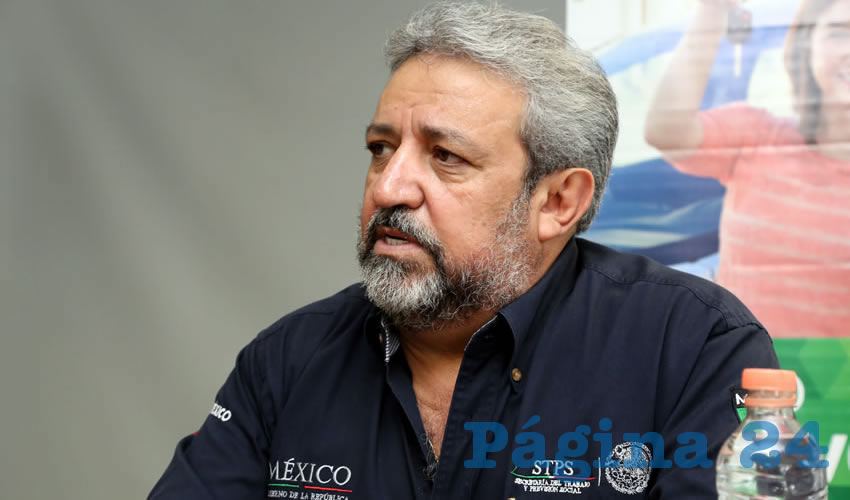 Gregorio Mac&iacute;as Moreno, delegado estatal de la STPS