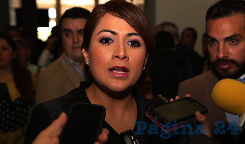 Teresa Jim&eacute;nez Esquivel, presidenta municipal de Aguascalientes (Foto: Eddylberto Lu&eacute;vano Santill&aacute;n)