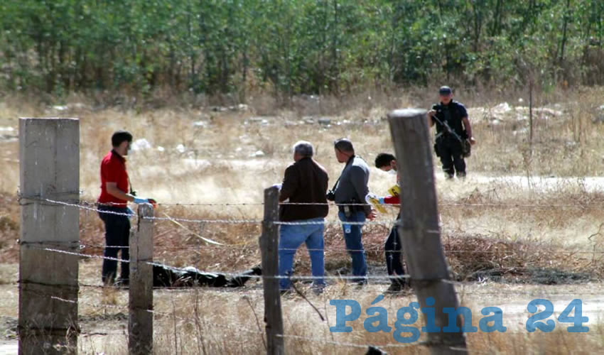 Servicios Periciales en el levantamiento del cadáver calcinado