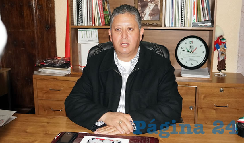 José Antonio Martínez Zaragoza: En enero se trabaja con los comités de base campesina, los que se conformarán en cada comunidad de Zacatecas y de la que se espera que a finales de marzo existan más de cinco mil en todo el estado (Foto: Merari Martínez Castro)