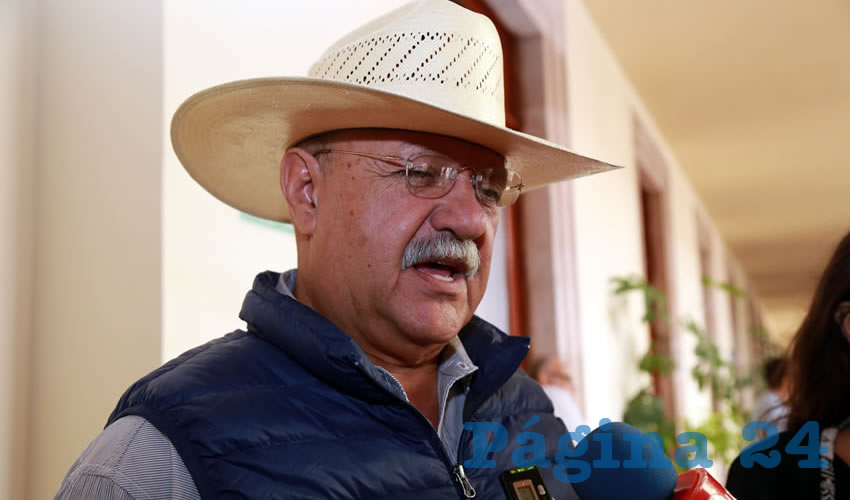 Rub&eacute;n &Aacute;ngel Berumen de la Cerda, presidente estatal de la Canaco