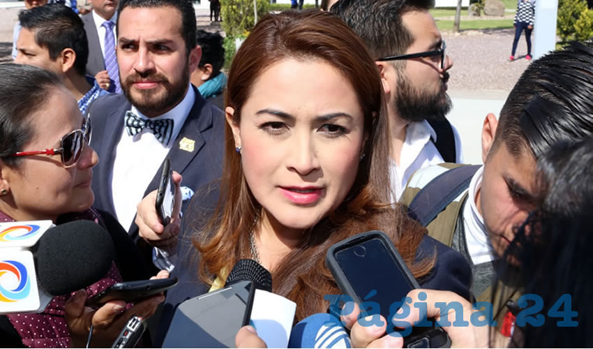 Teresa Jim&eacute;nez Esquivel, presidenta municipal de Aguascalientes (Foto: Eddylberto Lu&eacute;vano Santill&aacute;n)