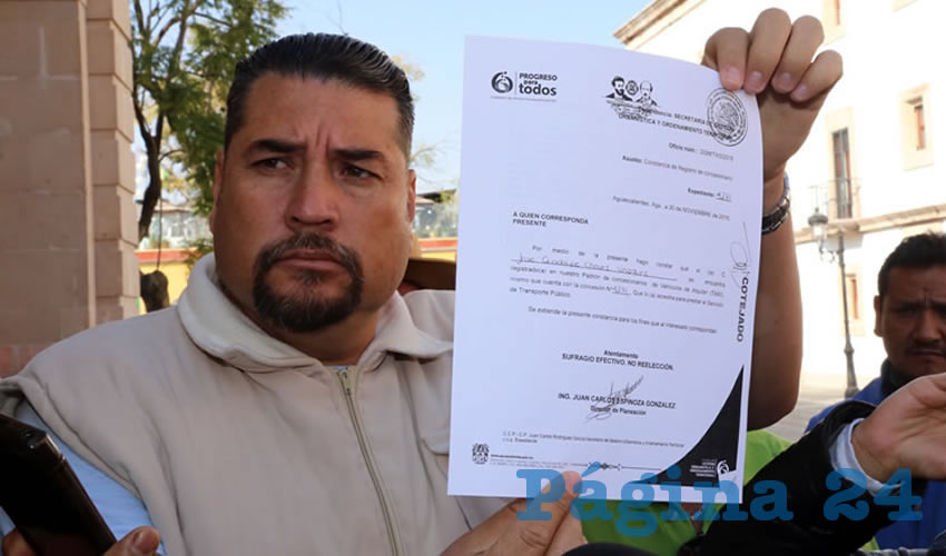 Julio César Arroyo, taxista
