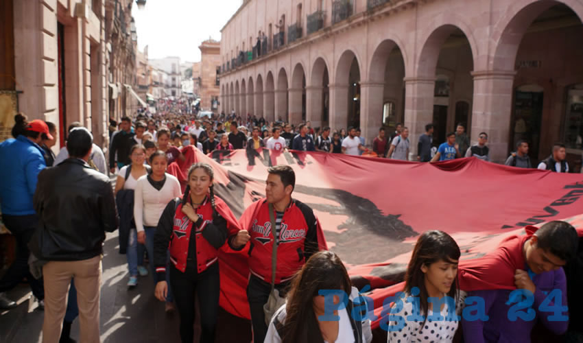 En esta 17 edición participaron alrededor de mil estudiantes procedentes de la Escuela Normal de San Marcos, además de otras escuelas normales rurales de distintos estados del país (Foto: Merari Martínez Castro)