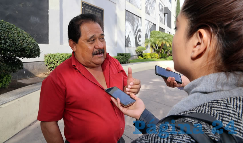 Manuel Medina Ortega, presidente de la asociaci&oacute;n civil Frente de Lucha Campesina (Foto: Eddylberto Lu&eacute;vano Santill&aacute;n