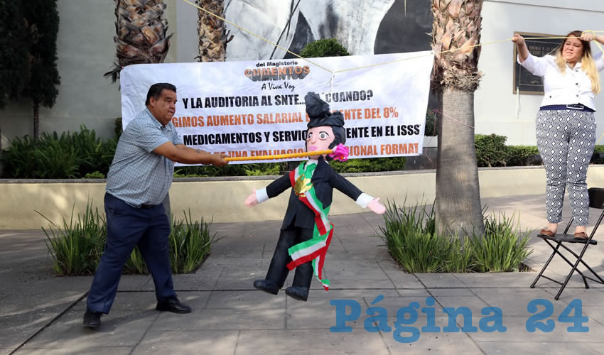 Francisco Flores Flores, coordinador del grupo Cimientos del Magisterio (Foto: Eddylberto Lu&eacute;vano Santill&aacute;n)