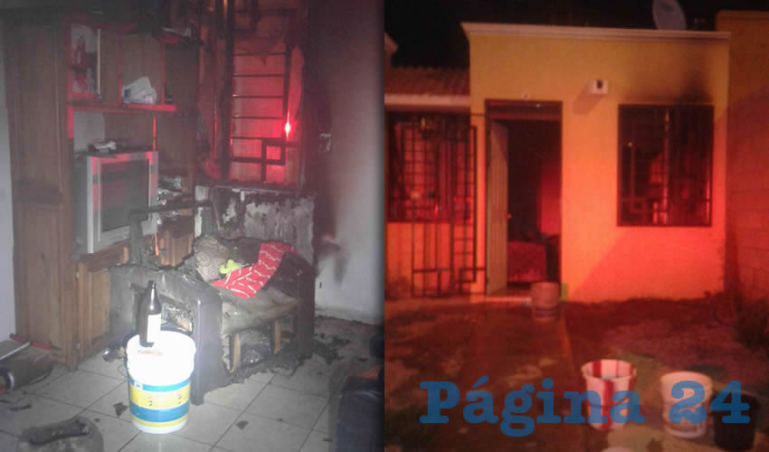 El siniestro ocurri&oacute; en la casa situada en calle Tuxcueca 326, fraccionamiento La Ribera, en San Francisco de los Romo